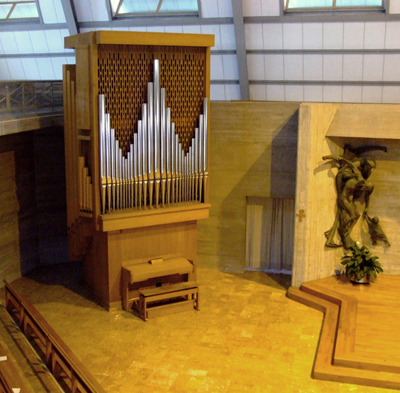 Arzignano, San Giovanni Battista, il nuovo organo