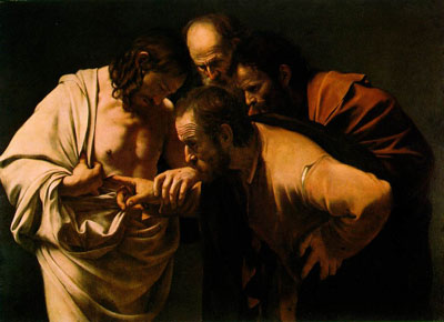 L'incredulit di San Tommaso<br>Caravaggio