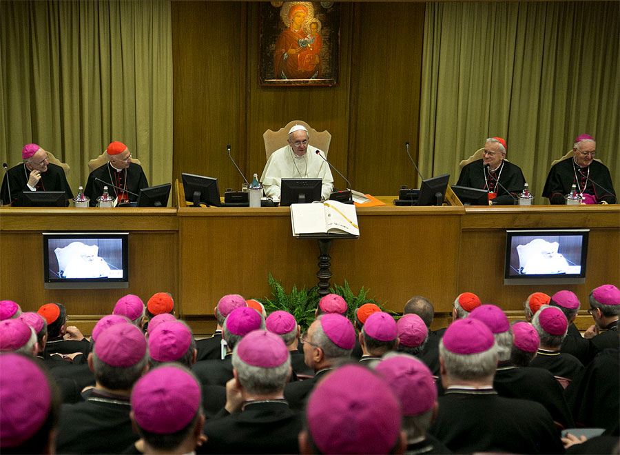 Luned 19 maggio: il discorso di Papa Francesco all'Assemblea Generale della Conferenza Episcopale Italiana (Foto Siciliani)
