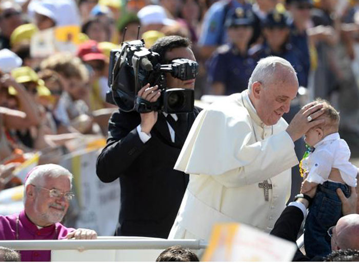 Papa Francesco <br> in visita pastorale a Campobasso <br> (sabato, 5 luglio 2014)