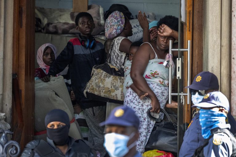African refugees moved over COVID-19 lockdown