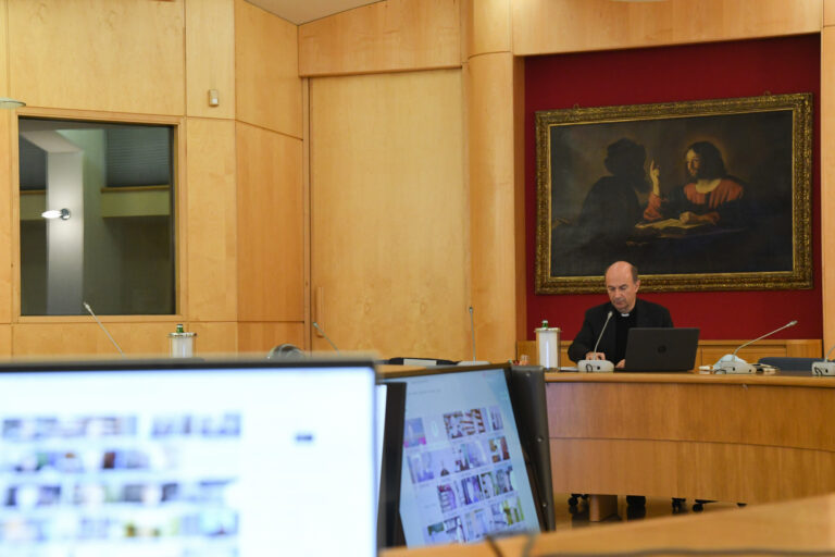 Roma, 1 dicembre 2020: Consiglio Permanente della Cei, Conferenz Roma, 1 dicembre 2020: Consiglio Permanente della Cei, Conferenz