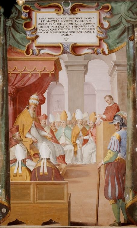 polinori-a.-1629-san-martino-i-papa-al-concilio-lateranense